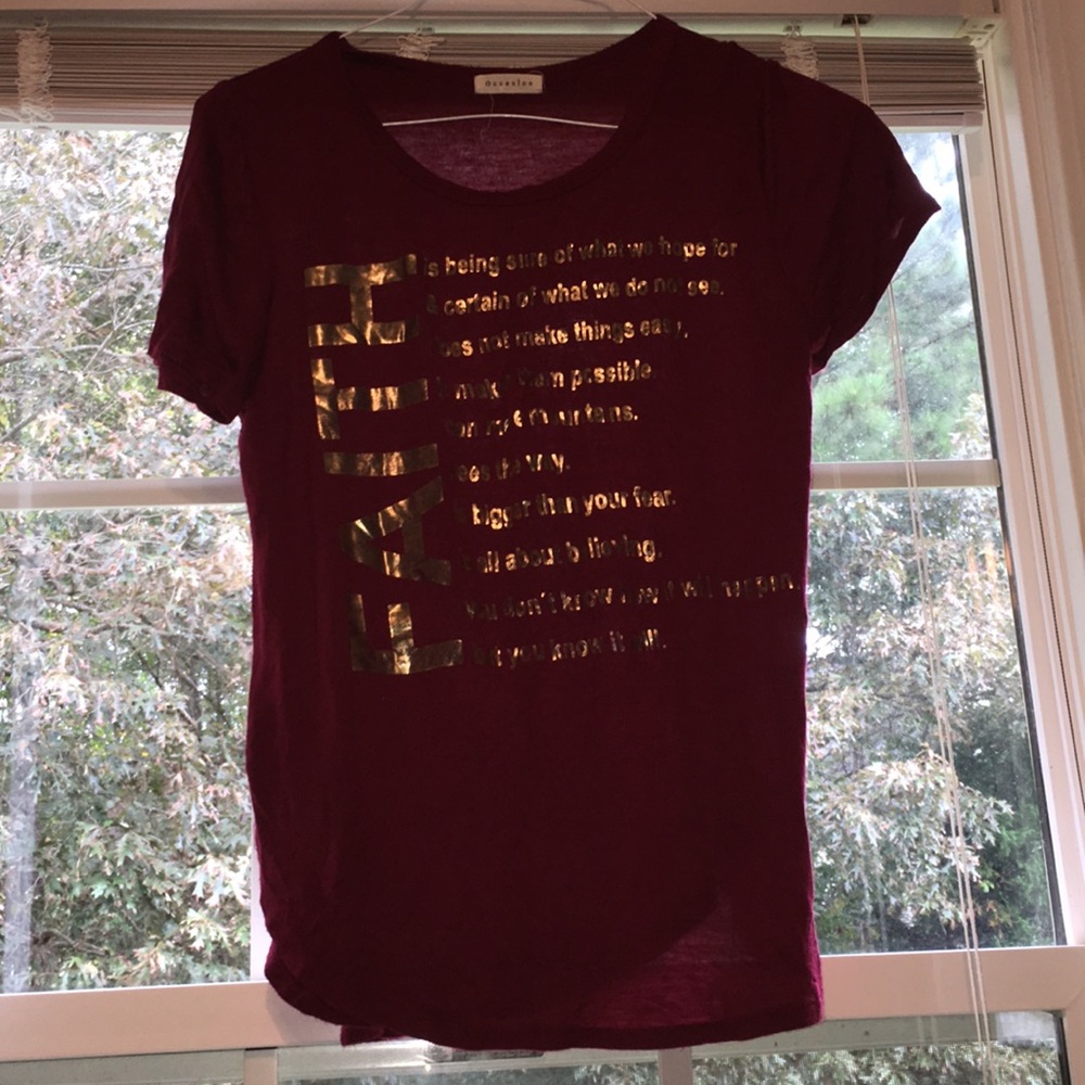 Faith shirt
